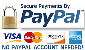Pay through PayPal, No PayPal account needed.